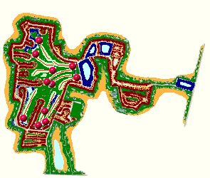 Map Rooks Korat Country Club Golf &